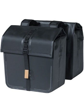 Basil Urban Dry Double Panner - 50L, Black
