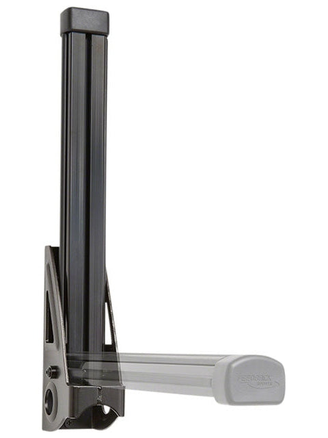 Feedback Sports Wall Post Display Stand - 1-Bike, Wall Mounted, Folding, Black