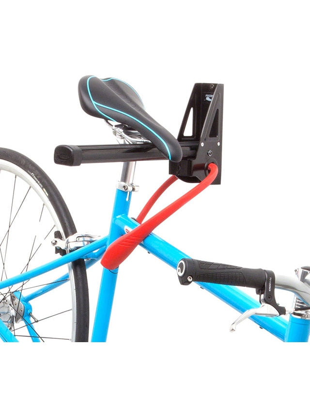 Feedback Sports Wall Post Display Stand - 1-Bike, Wall Mounted, Folding, Black