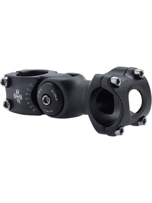 Kalloy 820 Stem - 95mm, 31.8 Clamp, Adjustable, 1 1/8", Aluminum, Black