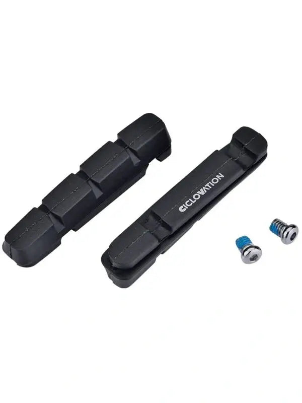 ROAD BRAKE SHOE INSERTS SHIMANO/SRAM BLACK PAIR