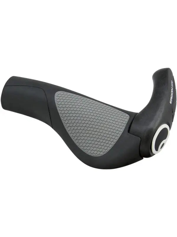 GP2-L STANDARD MTB/HYBRID HANDLEBAR GRIPS W/MINI BAR END BLACK LARGE