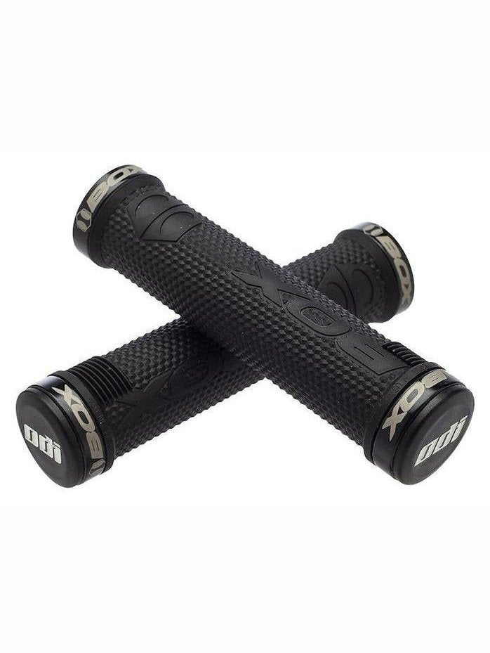 BOX BMX GRIPS 130mm BLACK GRIP BLACK END PLUG