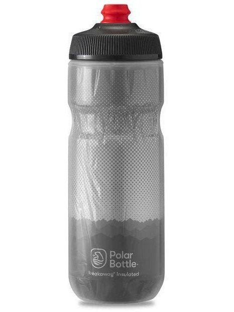Polar Bottle 20oz BREAKAWAY RIDGE INSULATED BOTTLE CHARCOAL/SILVER