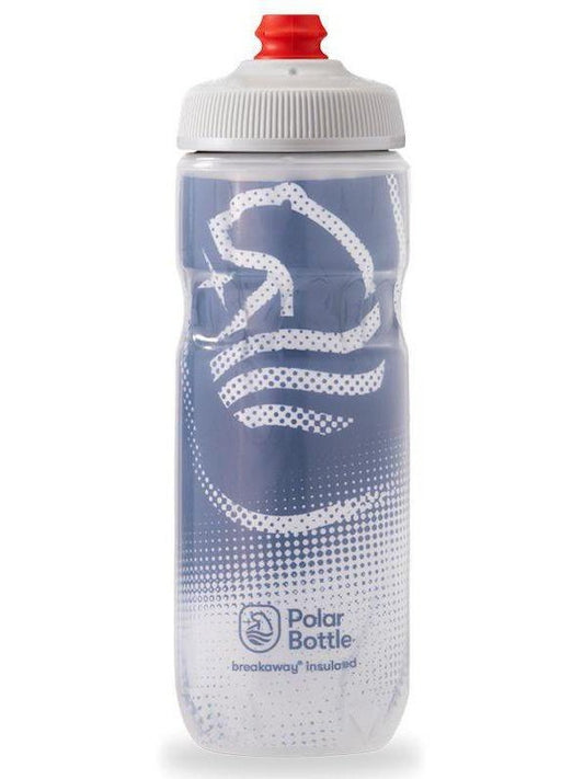 Polar Bottle 20oz BREAKAWAY INSULATED BOTTLE WHITE/NAVY