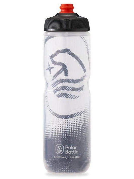 Polar Bottle 24oz BREAKAWAY INSULATED BOTTLE WHITE/CHARCOAL