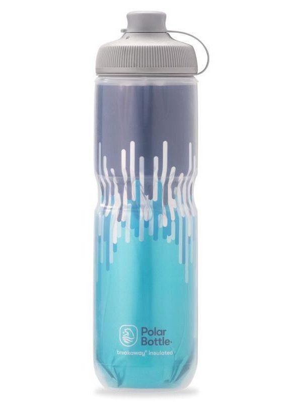 Polar Bottle 24oz BREAKAWAY MUCK INSULATED BOTTLE SLATE-BLUE/TURQUOISE
