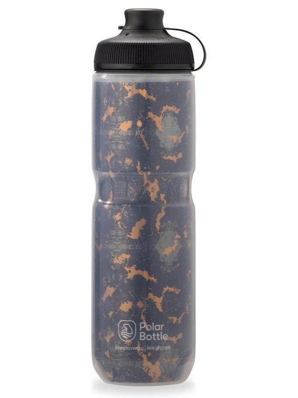 Polar Bottle 24oz BREAKAWAY MUCK INSULATED BOTTLE CHARCOAL/COPPER