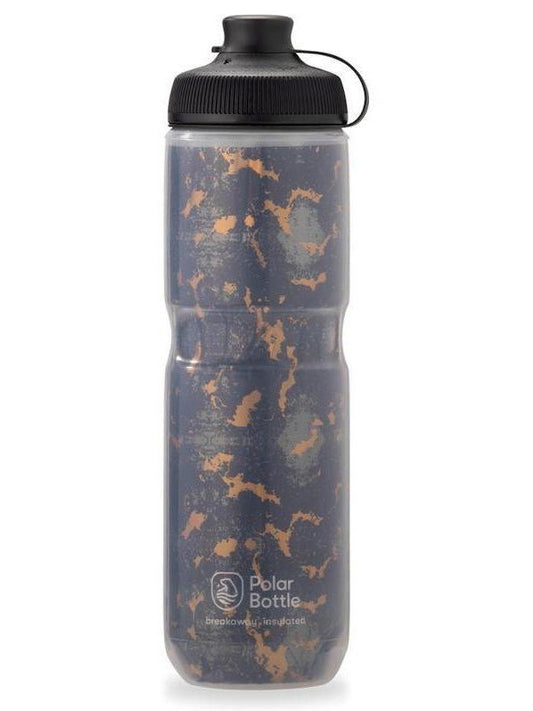 Polar Bottle 24oz BREAKAWAY MUCK INSULATED BOTTLE CHARCOAL/COPPER