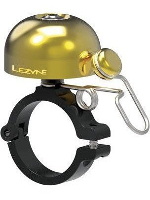Lezyne Classic Brass Bell - Hard Mount, Brass