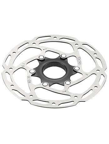 Tektro TR140-35 Disc Brake Rotor - 140mm, Center-Lock, Silver