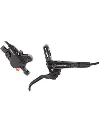Shimano Deore BL-MT501/BR-MT500 Disc Brake and Lever - Rear, Hydraulic, Post Mount, Resin Pads, Black