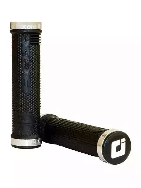 BOX BMX GRIPS 130mm BLACK GRIP GRAPHITE END PLUG