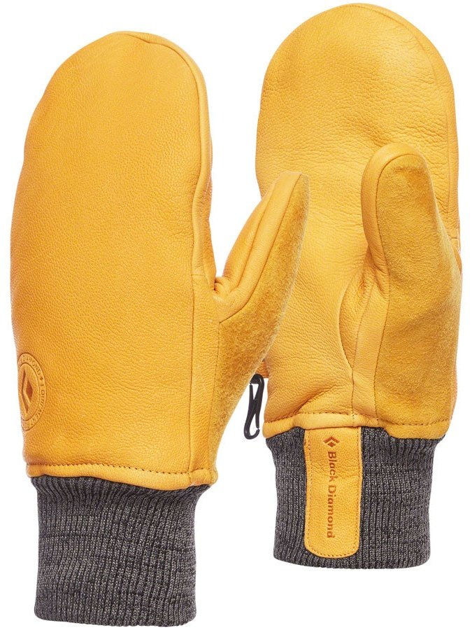 Black Diamond Dirt Bag Mitts - Natural, Full Finger