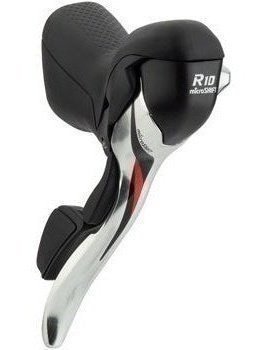 microSHIFT R10 Right Drop Bar Shift Lever, 10-Speed, Shimano Compatible, Silver