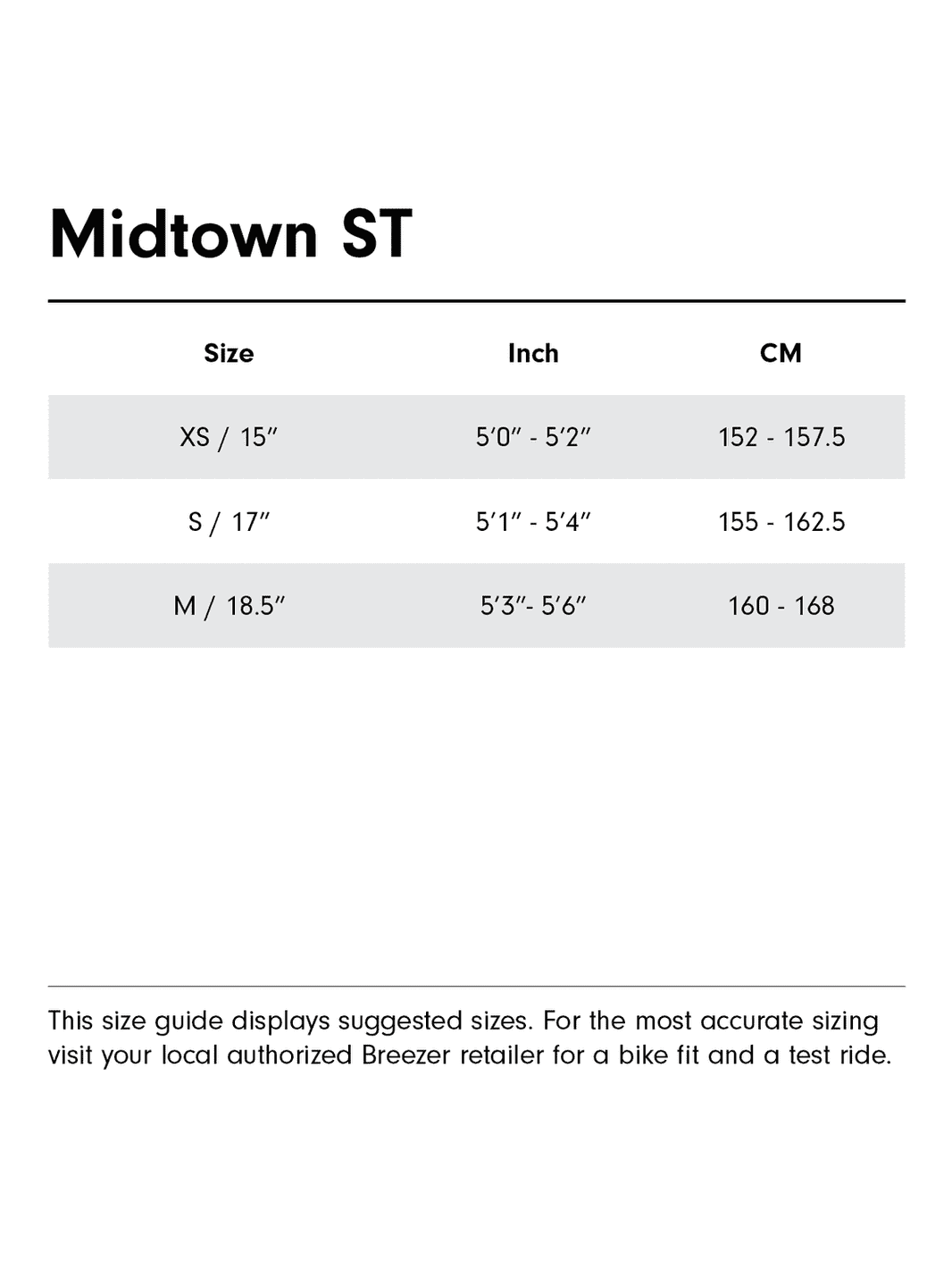 Breezer Midtown 1.7 ST