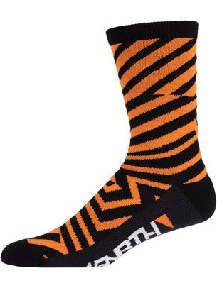 45NRTH Dazzle Midweight Wool Sock - Orange