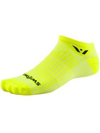 Swiftwick Aspire Zero Socks - No Show, Hi Viz Yellow, Medium