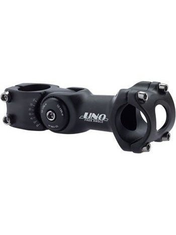 Kalloy 820 Stem - 110mm, 31.8 Clamp, Adjustable, 1 1/8", Aluminum, Black