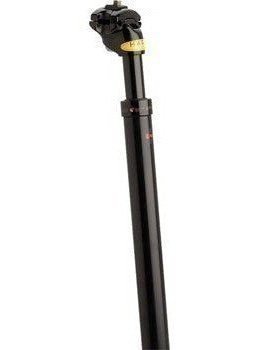 Kalloy Uno Comfort Sus Seatpost, 27.2 x 350mm, Black