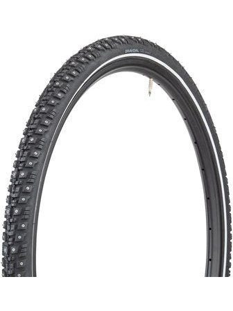 45NRTH Gravdal Tire - 650b x 38, Tubeless, Folding, Black, 60tpi, 240 Concave Carbide Studs