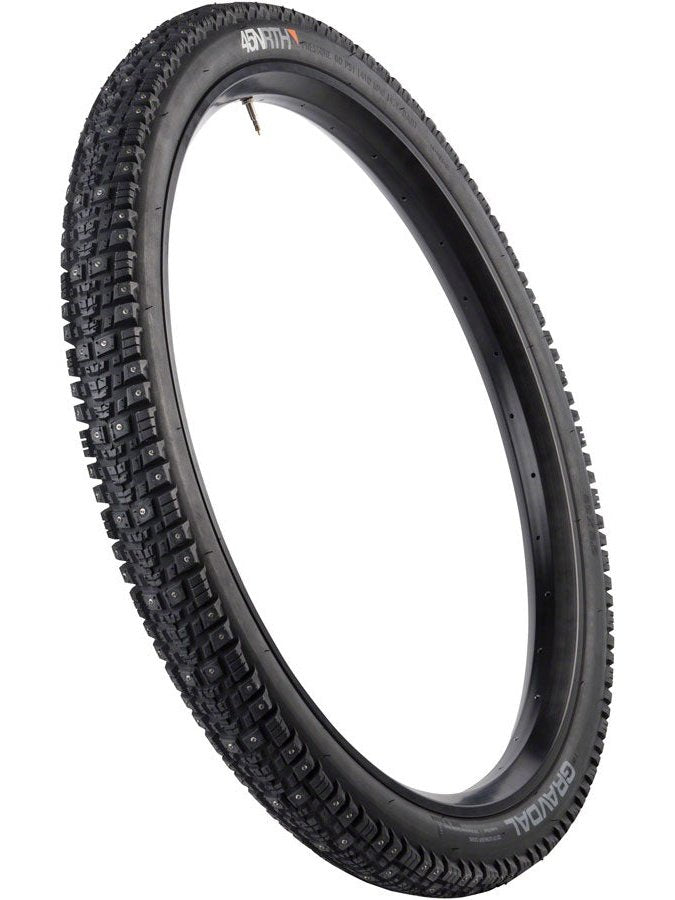 45NRTH Gravdal Tire - 26 x 2, Clincher, Steel, Black, 33tpi, 216 Carbide Steel Studs