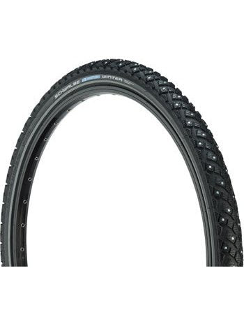 Schwalbe Marathon Winter Plus Tire - 26 x 1.75, Clincher, Wire, Black, SmartGuard, Winter