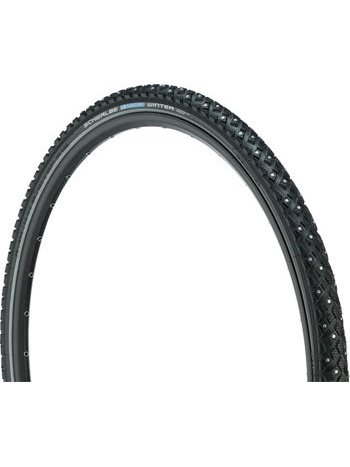 Schwalbe Marathon Winter Plus Tire - 700 x 40, Clincher, Wire, Black/Reflective, Performance Line, 240 Steel Studs