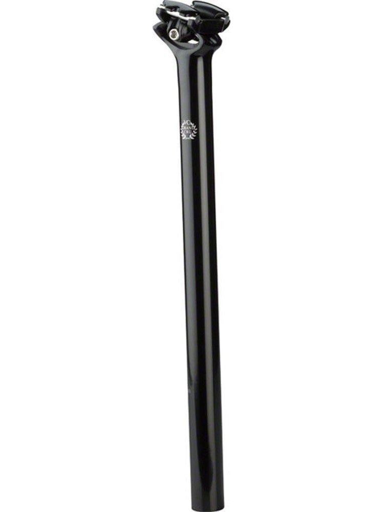 Velo Orange Grand Cru Seatpost: 0 Setback, 27.2mm, 400mm, Black