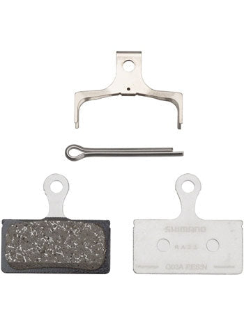 Shimano G05A-RX Disc Brake Pad and Spring - Resin Compound, Alloy Back Plate, One Pair