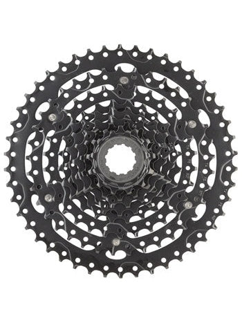 microSHIFT ADVENT Cassette - 9 Speed, 11-46T, ED Black, Hardened Steel Cogs