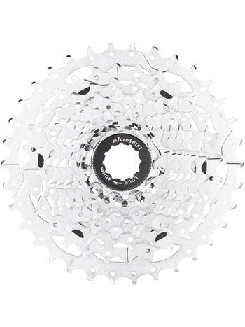 microSHIFT H11 Cassette - 11 Speed, 11-34T, Silver, Chrome Plated