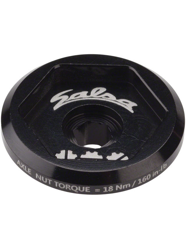 Salsa Split Pivot Dropout Tool Top Cap Black with Black Bolt