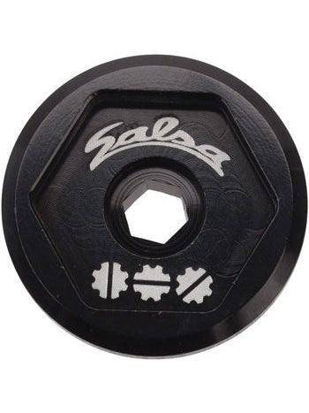 Salsa Split Pivot Dropout Tool Top Cap Black with Black Bolt