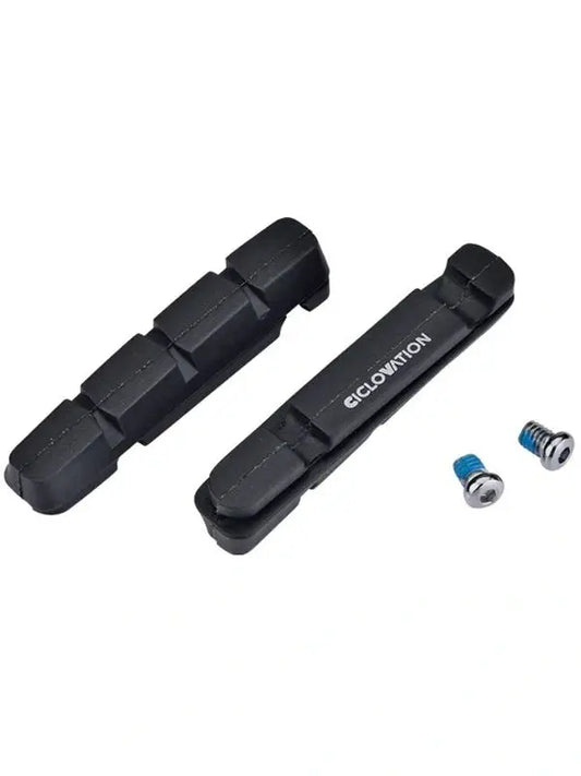 ROAD BRAKE SHOE INSERTS SHIMANO/SRAM BLACK PAIR