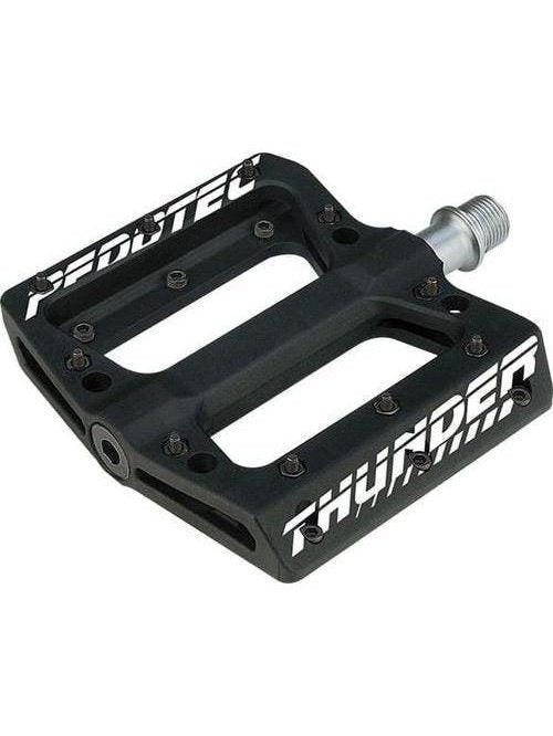 PT THUNDER 183 SEALED-BEARINGS THERMO-PEDALS W/R-PINS BLK