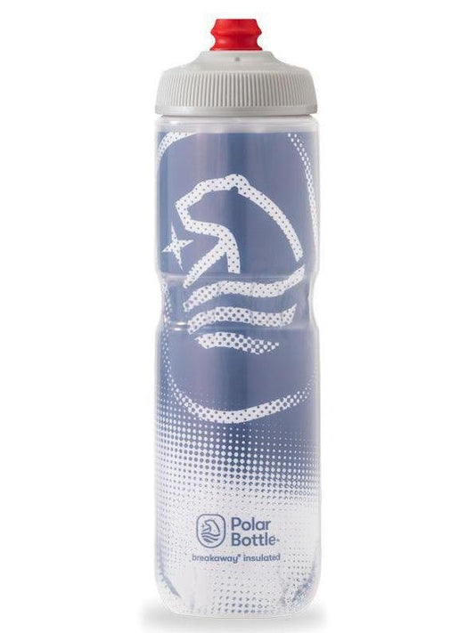 Polar Bottle 24oz BREAKAWAY INSULATED BOTTLE WHITE/NAVY POLAR BOTTLE - VENDOR: INB24OZ08SKU: 65