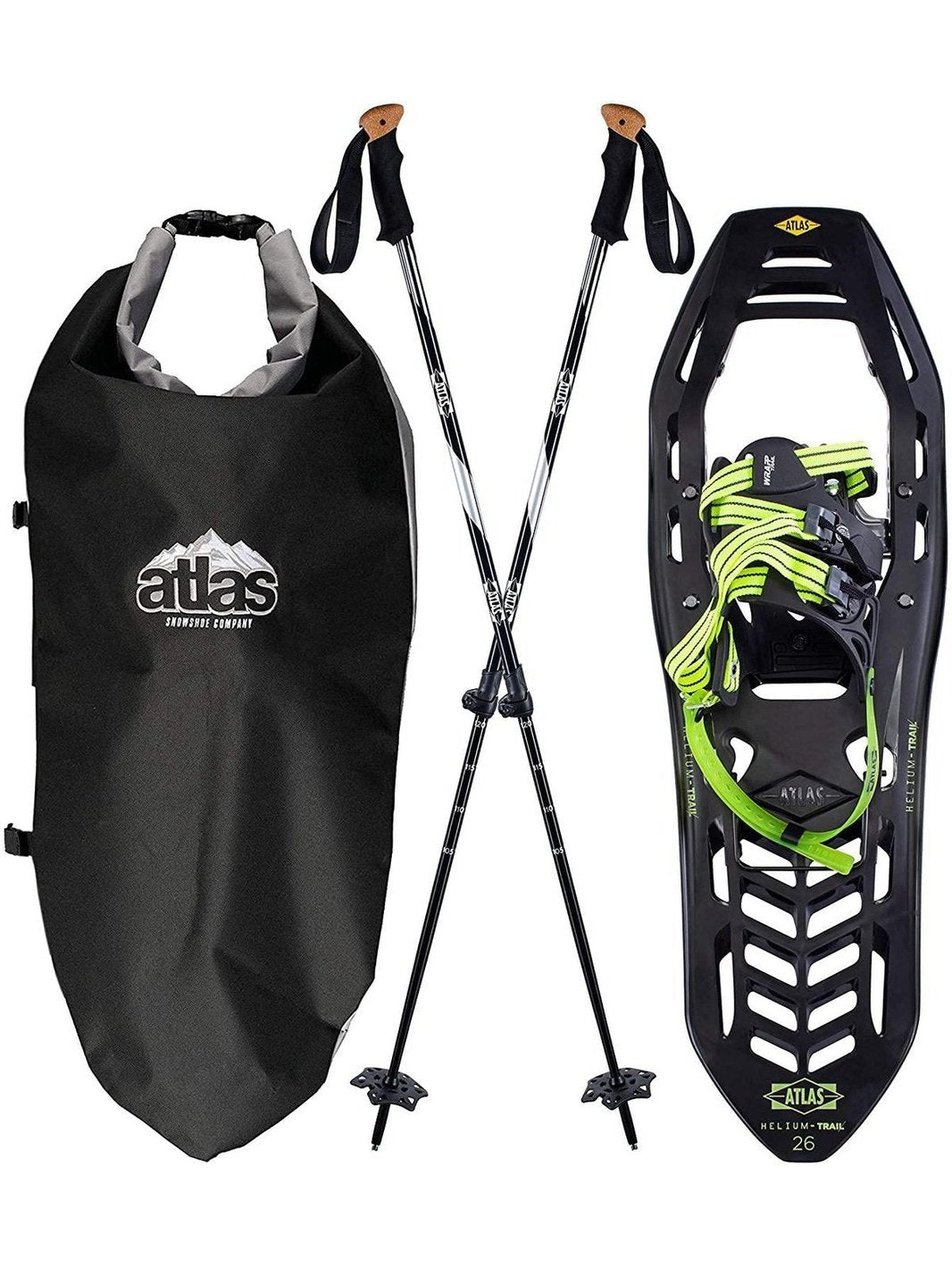 Atlas Helium Trail Kit | Snowshoes, poles, and Bag