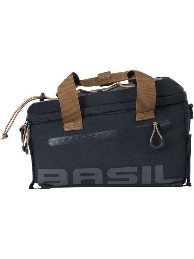 Basil Miles Trunk Bag - 7L, Strap Mount, Black