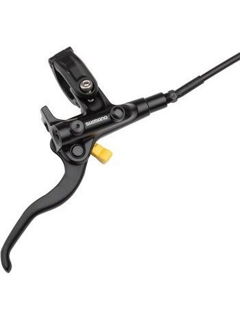 Shimano Deore BL-M4100/BR-MT410 Disc Brake and Lever - Rear, Hydraulic, Resin Pads, Gray