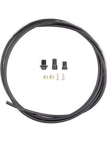 Jagwire Sport Mineral Oil Hydraulic Hose Kit for Shimano Dura Ace, Ultegra, 105, GRX, 2000mm, Black