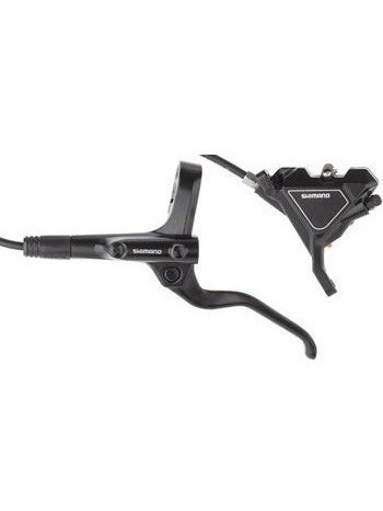 Shimano Altus BL-MT201/BR-UR300 Disc Brake and Lever - Front, Hydraulic, Flat Mount, Resin Pads, Black