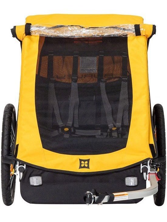 Burley Bee Child Trailer - Double, Yellow