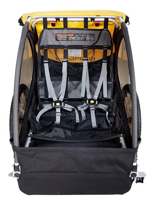 Burley Bee Child Trailer - Double, Yellow