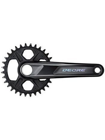 Shimano Deore FC-M6130-1 Crankset - 175mm, 12-Speed, 32t, Black