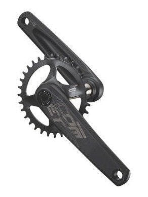 Full Speed Ahead Comet Modular Crankset - 175mm, 11/12-Speed, 32t, Direct Mount, Full Speed Ahead MegaExo Spindle Interface, Black