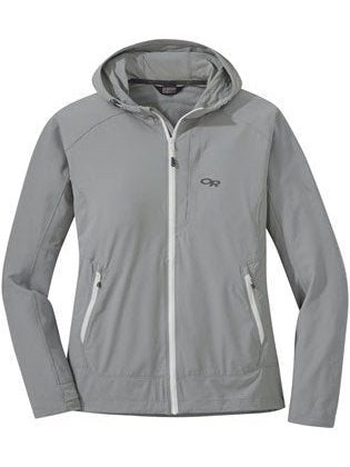 Outdoor Research Ferrosi Women's Hooded Jacket: Light Pewter