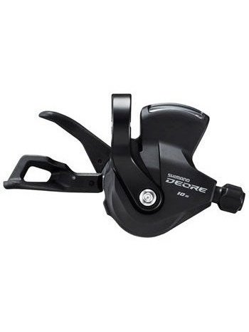Shimano Deore SL-M4100-R Right Shift Lever - 10-Speed, RapidFire Plus, Optical Gear Display, Black