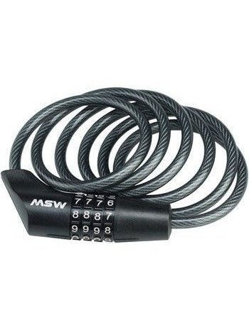 MSW CLK-108 Combination Cable Lock – Trailside Recreation