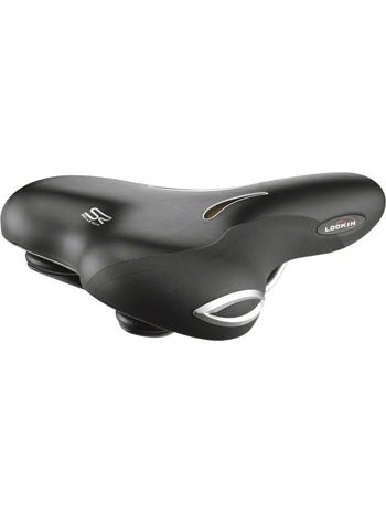 Selle Royal Lookin Moderate Saddle - Steel, Black, Women's